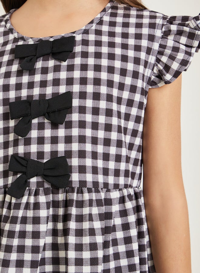 Styli Teens Gingham Check Top and Pants Set - Image 4